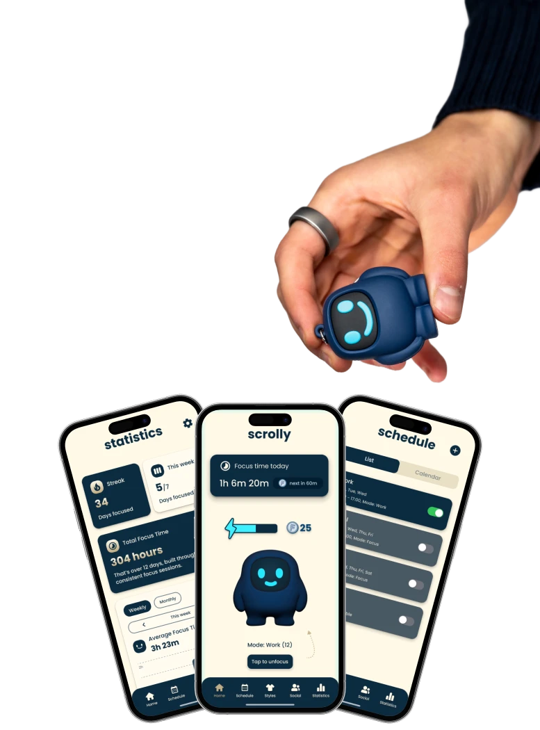Scrolly — the device that blocks addictive apps