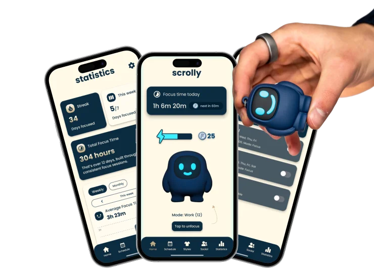 Scrolly — the device that blocks addictive apps